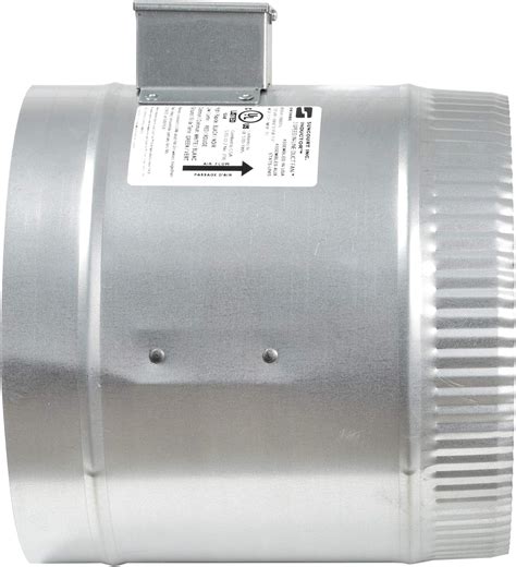 Buy Suncourt DB306E Axial in-Line Inductor Air Duct Fan (6 inch) for ...