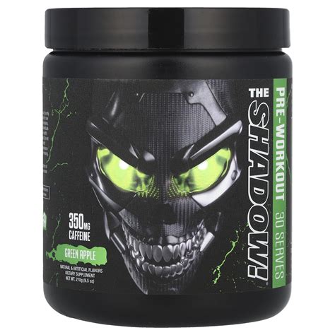 JNX Sports® The Shadow! Pre-Workout 350mg Caffeine Green Apple 30 Serves - Walmart.com