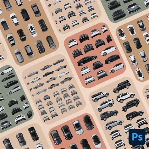 Megapack Photoshop Brushes Cars - Etsy