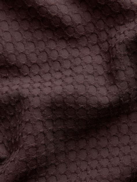 Buy Brown Short Sleeve Textured Waffle 100% Cotton Shirt from Next India