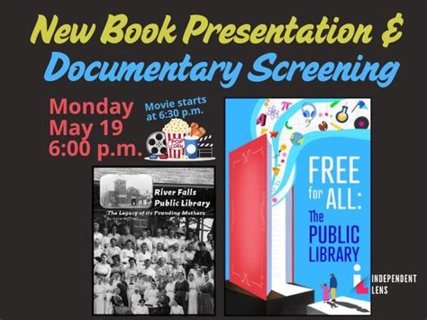 Documentary Screening, Free For All: The Public Library, 140 Union St ...