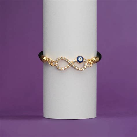 Evil Eye Infinity Bracelet