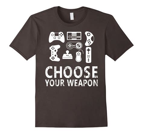 Choose your weapon gamer video game nerdy gaming t-shirt-CL – Colamaga