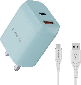 Ambrane 30 W PD 3 A Wall Charger for Mobile with Detachable Cable ...