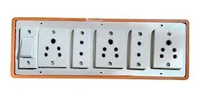 Buy Sharda MARKETING's Extension Board for Wall Mounted with 5 Sockets ...