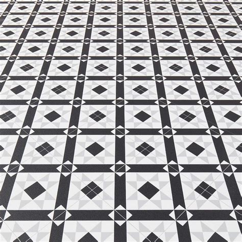 Victorian Black And White Vinyl Flooring – Flooring Site