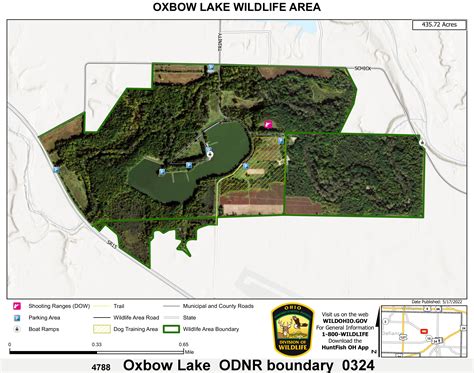 q Oxbow Lake large – Ohio Hunting Maps – 1400+ page Map Guide to Public ...