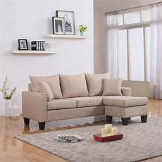 Recliner Sectional Sofas Small Space by Modern Fabric Small Space Sectional Sofa With Reversible Recliner Sectional Sofas Small Space