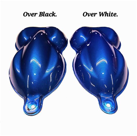 Metallic Dark Blue Car Paint