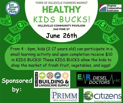 Healthy Kids Bucks!!!, 540 Pine Street, Hillsville, VA, United States ...