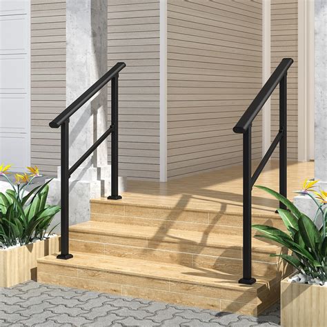 Snapklik.com : LOVMOR 2 Pack 3 Step Hand Rails For Outdoor Steps ...