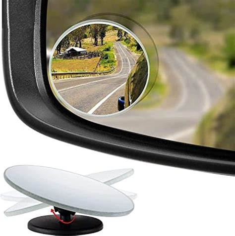 Automaze 3R Adjustable 360 Degree Wide Angle Car Rear View Blind Spot ...