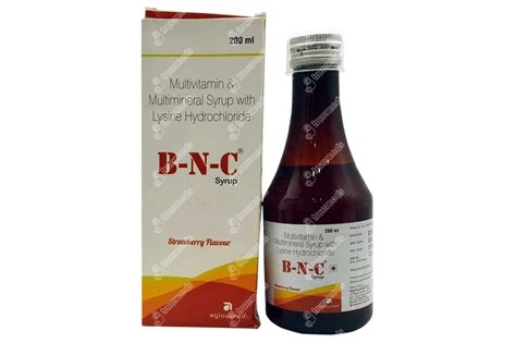 Bnc Syrup 200 Ml - Uses, Side Effects, Dosage, Price | Truemeds