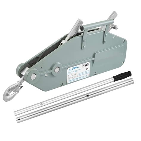 BestEquip 3.2T Wire Rope Grip Puller Swivel Hook Manual Wire Rope ...