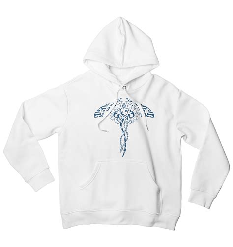 Manta Ray Hoodie - Maori Art - World’s Best Graphic T-shirts – Ignis ...