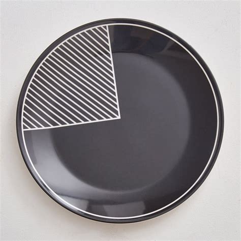 Buy Midnight Melody Set of 3 Melamine Geoemtric Patterned Wall Plates ...