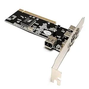 PremiumAV PCI FireWire 400 Card – 3-Port IEEE 1394a Expansion Card for ...