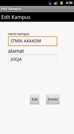 Image result for Android Studio SQLite Crud