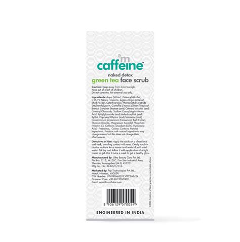 Buy Green Tea Face Scrub With Vitamin C - 100 Gm Online In India ...