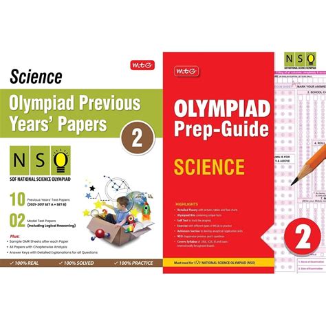 Buy MTG Science (NSO) Olympiad Previous Years Papers with Mock Test ...