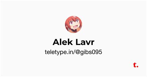 Alek Lavr — Teletype