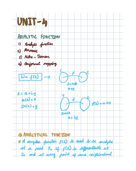 Unit - 4 Math - THIS IS MATH NOTES FOR UNIT 4 - ####### UNIT 4 ANALYTIC ...