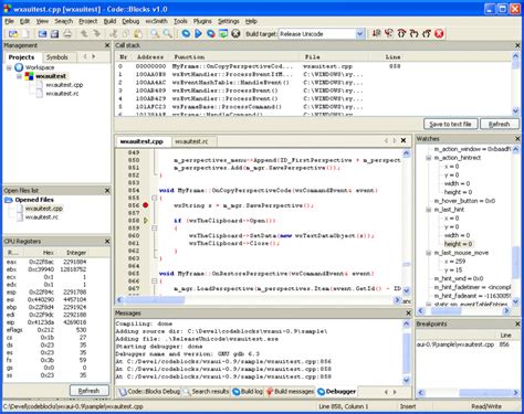 Code Blocks C   的图像结果
