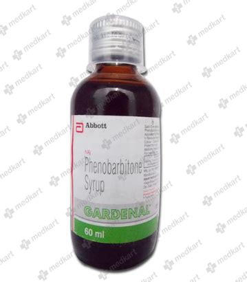 GARDENAL SYRUP 60 ML, Price, Composition & Generic Alternatives - Medkart