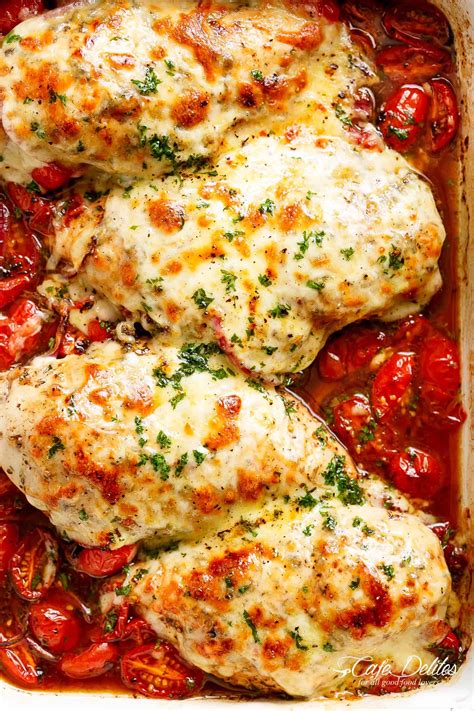 Balsamic baked chicken breast with mozzarella cheese – Artofit