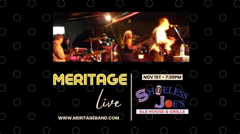 Meritage LIVE at Shoeless Joes Ale House & Grille, Shoeless Joe's Ale ...