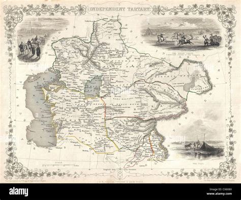 1851 asia map hi-res stock photography and images - Alamy