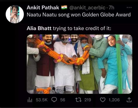 Netizens troll Alia Bhatt for getting credits for RRR, claim, the tiger ...