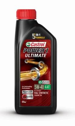 Castrol Power1 Ultimate 5W-40 4-AT Full-Synthetic Engine Oil Price in ...