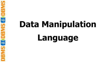 Image result for SQL Data Manipulation Language Commands