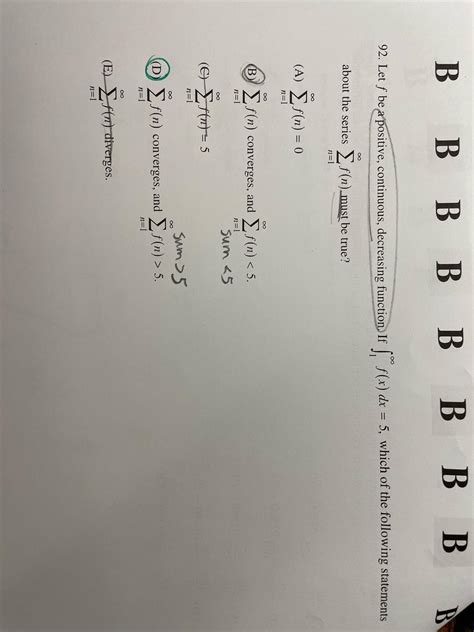 Image result for Integral Convergence Test