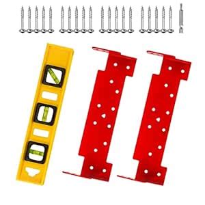 Zozen Chainsaw Mill Guide Rail Lumber Metal Brackets, 2 Pack Brackets ...