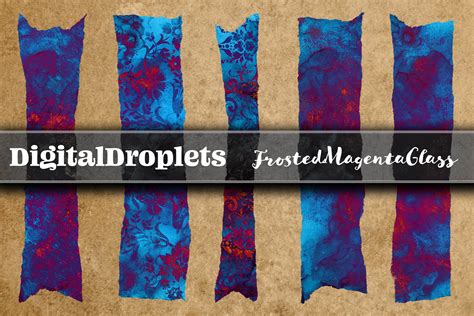 Frosted Magenta Glass | 180 Washi Tapes Afbeelding door FlyingMonkies ...