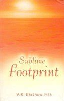 Sublime Footprint : V. R. Krishna Iyer: Amazon.in: Books