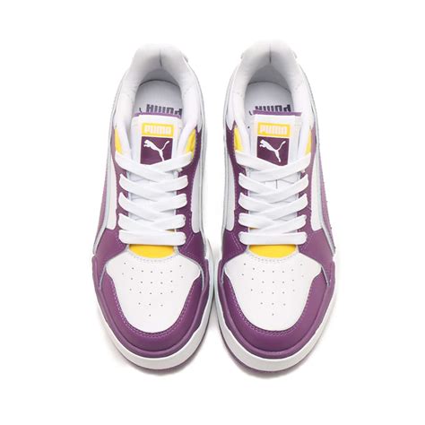 PUMA CA. FLYZ WNS PUMA WHITE-CRUSHED BERRY（プーマ シーエー フライズ ウィメンズ-ホワイト ...