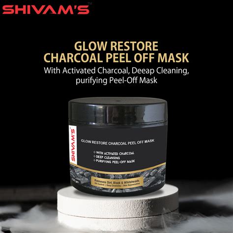 Glow Restore Charcoal Peel off Mask - ShivamSevaa
