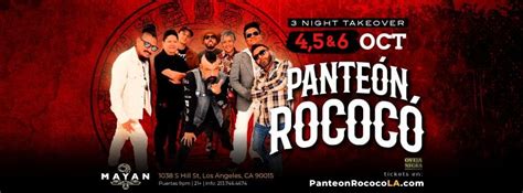 Panteon Rococo en Los Angeles, The Mayan, Los Angeles, 4 October to 7 ...