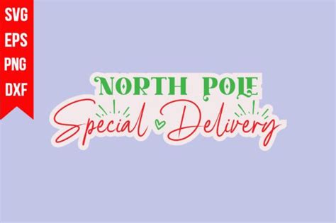 North Pole Special Delivery Graphic by Sun.Svg · Creative Fabrica