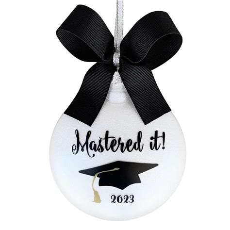Amazon.com: Graduation Ornament 2024 Personalized, Master Degree ...