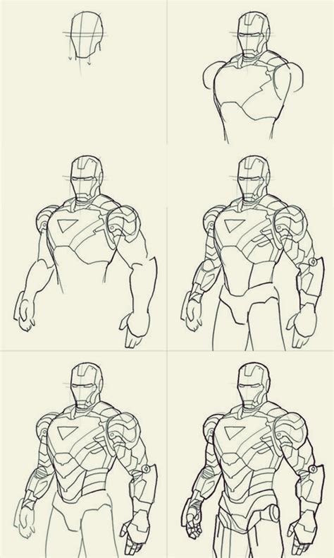 Iron Man Drawing Full Body 的图像结果