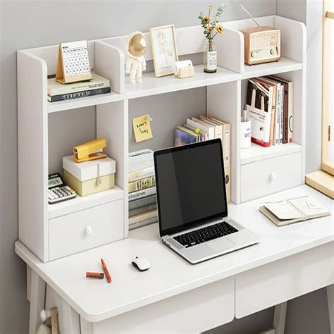 RYPDKM Wood Desktop Bookshelf For Computer Desk, Computer India | Ubuy