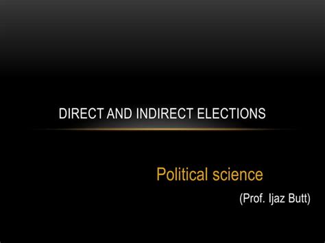 Indirect Election 的图像结果