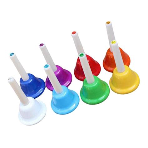 ⚡️Buy Max Maxb 8 Note Diatonic Metal Bells for Kids Toy Chorus Wedding ...