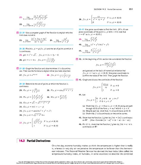 Math ch-14-3 - math work - SECTION 14 Partial Derivatives 951 38. f sx ...