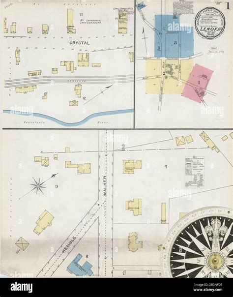 Map of lenox massachusetts hi-res stock photography and images - Alamy
