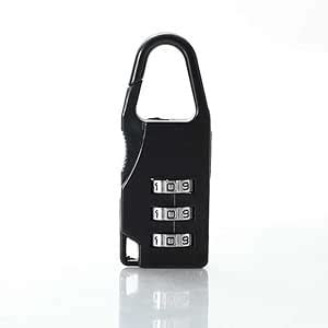 QUIRA 3 Digit Number Code Combination Padlocks Mini Combination Locker ...